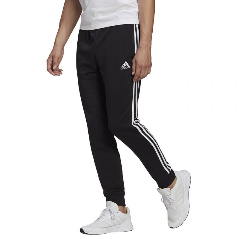 Spodnie adidas essentials tapered cuff 3 stripes m gk8831