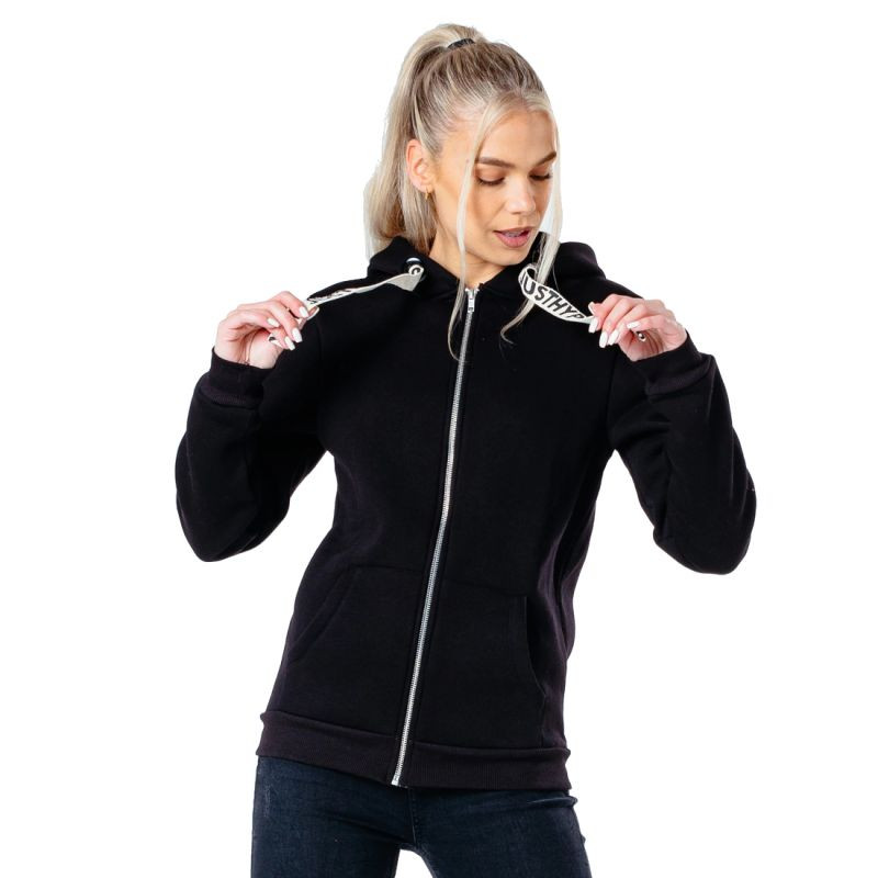 Bluza justhype drawstring zip hoodie w hypwomhood