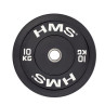 Talerz olimpijski hms black bumper 10 kg bbr10