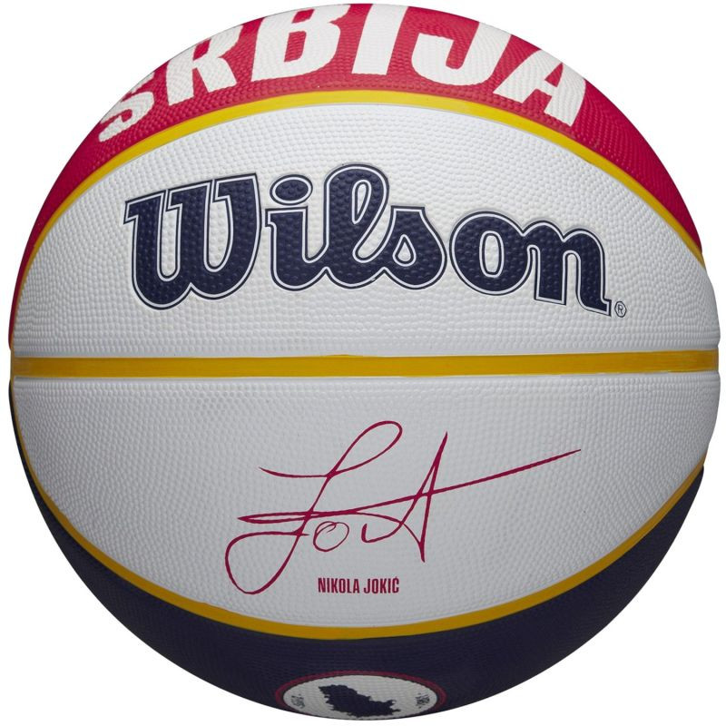 Piłka wilson nba player local nikola jokic do kosza