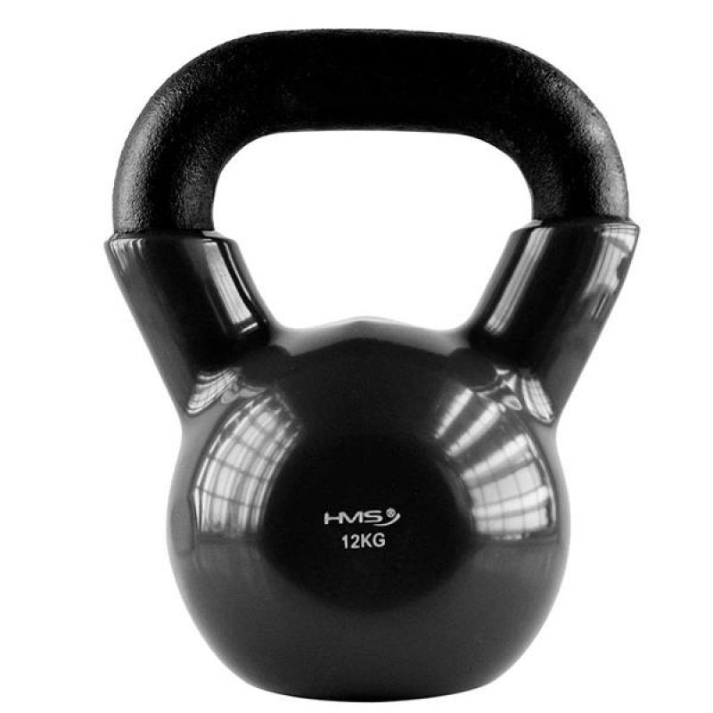 Kettlebell żeliwny pokryty winylem hms knv12