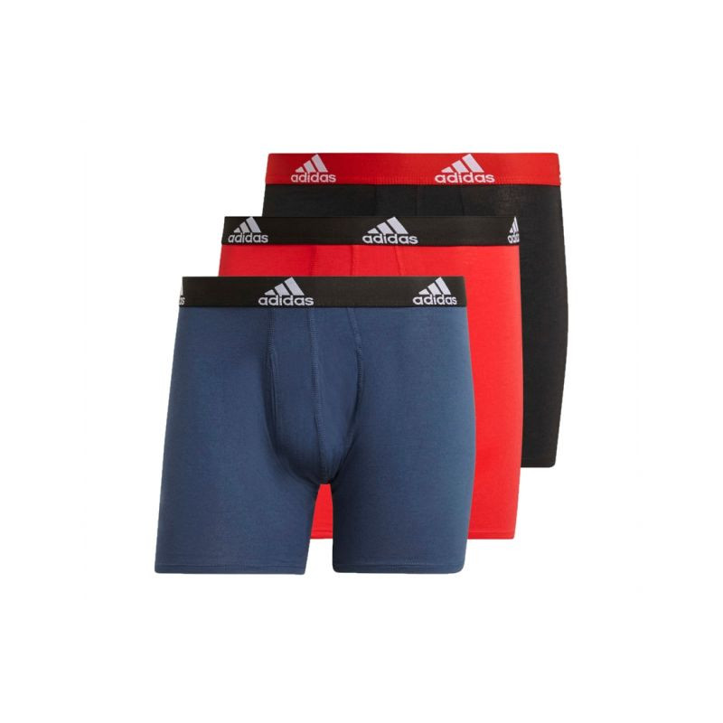 Bielizna adidas logo boxer briefs 3 pairs m