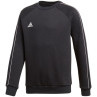 Bluza adidas core 18 sweat top czarna jr ce9062