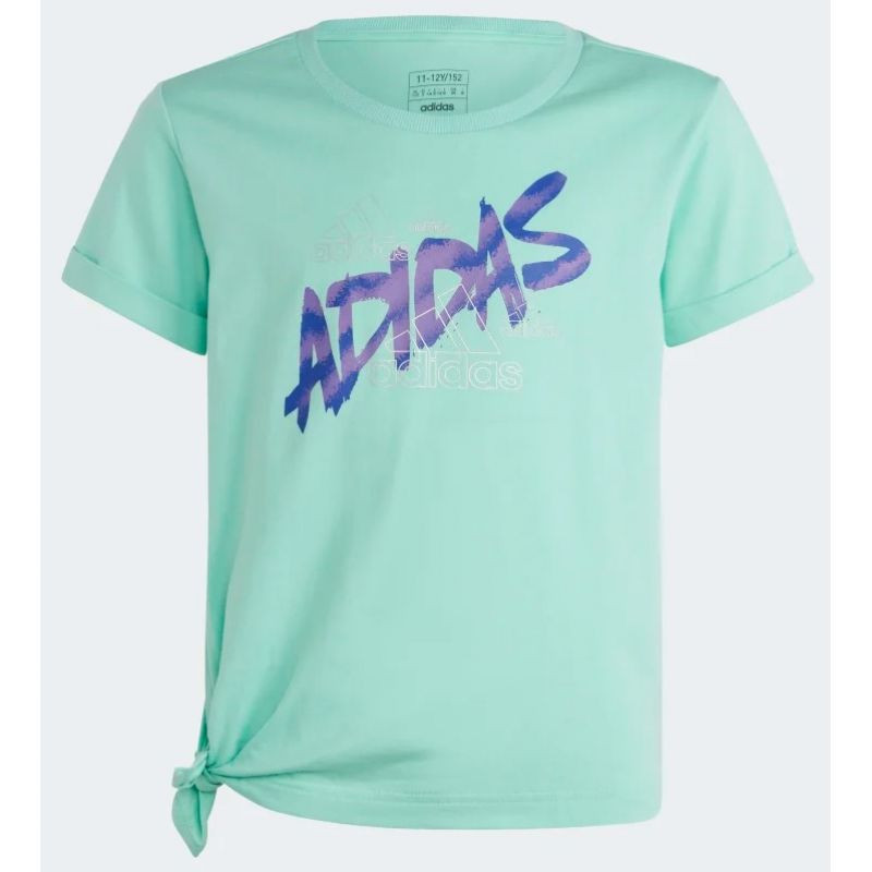 Koszulka adidas dance knotted tee jr