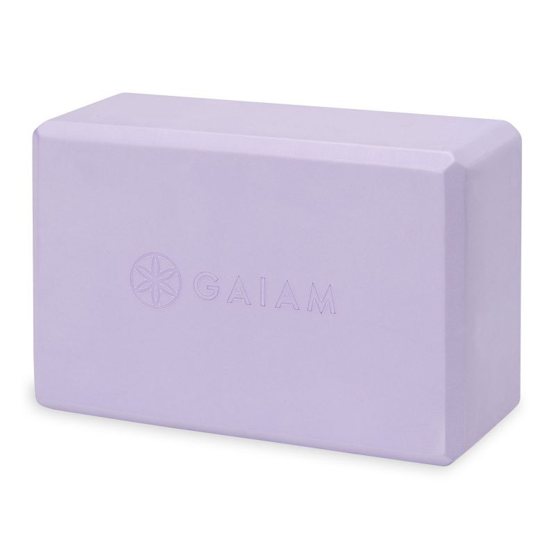 Kostka do jogi z pianki gaiam lilac point 63748