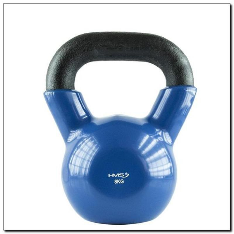 Kettlebell żeliwny pokryty winylem hms knv08