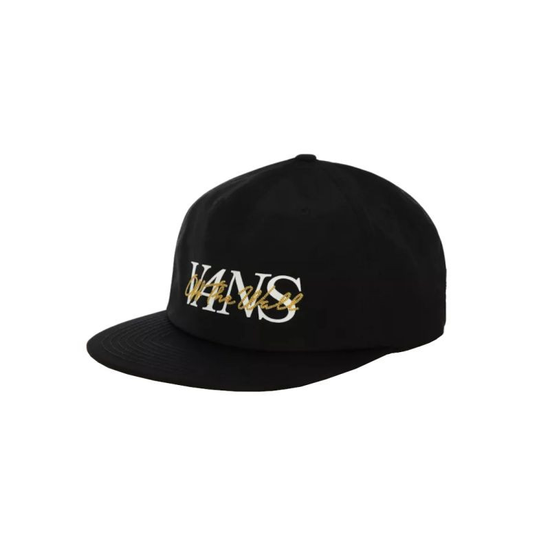 Czapka z daszkiem vans on the vans shallow cap vn0a4tq2blk