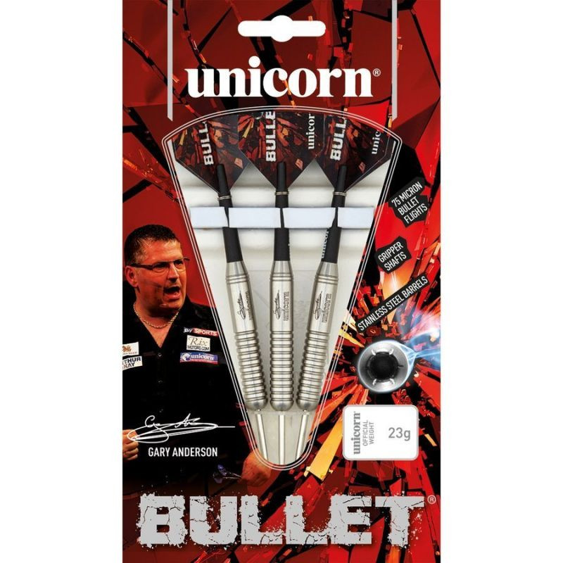 Rzutki steel tip unicorn bullet stainless steel - gary anderson