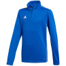 Bluza adidas core 18 training top niebieska jr cv4140