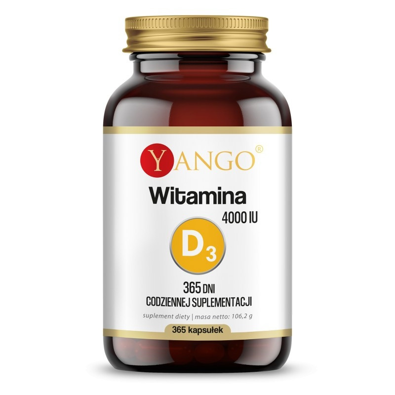 Witamina D3 4000 IU na 365 dni (365 kaps.)