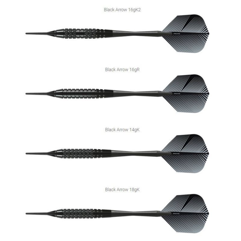 Rzutki harrows black arrow softip