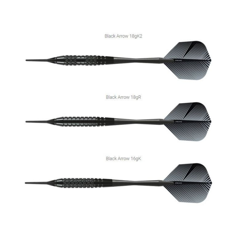 Rzutki harrows black arrow softip