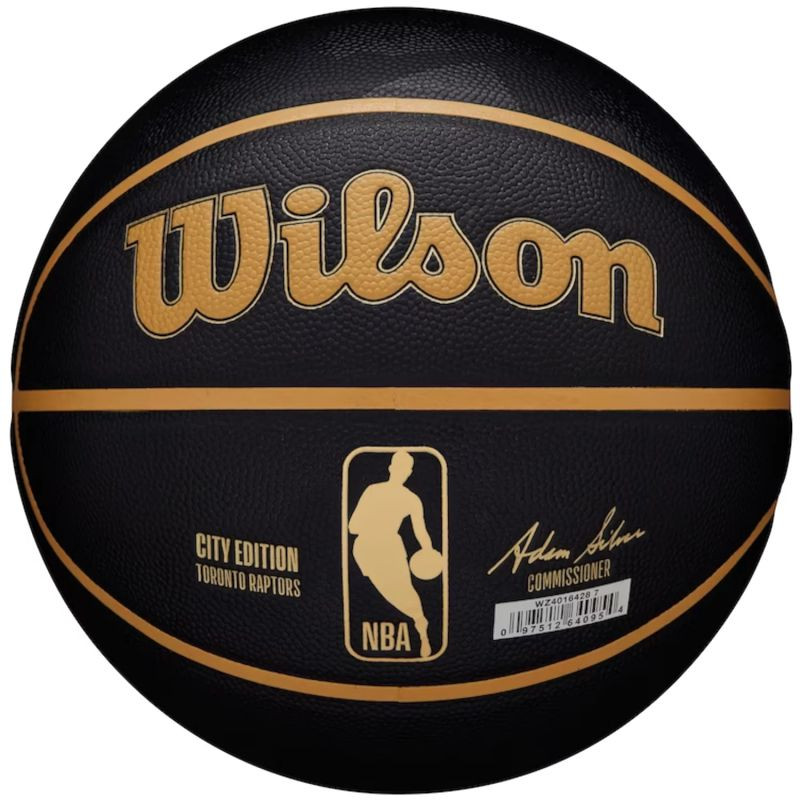 Piłka do koszykówki wilson nba team city collector toronto raptors ball