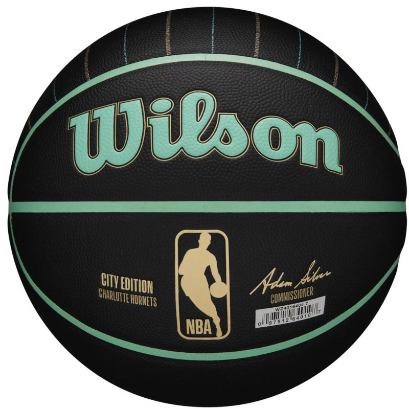 Piłka do koszykówki wilson nba team city collector charlotte hornets ball