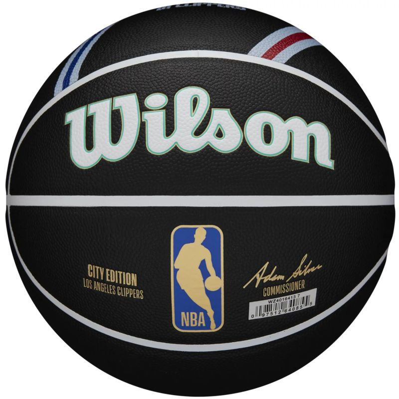 Piłka do koszykówki wilson nba team city collector los angeles clippers ball