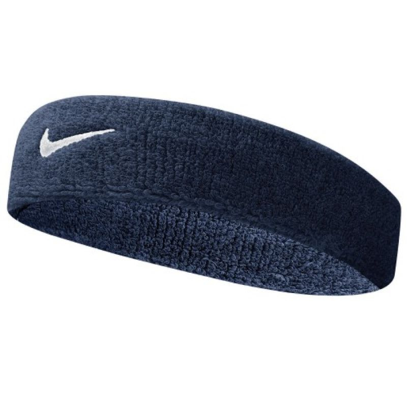 Opaska na głowę nike swoosh granatowa nn07416