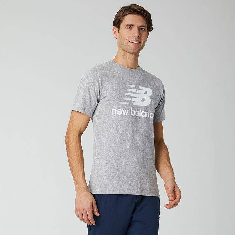 Koszulka new balance essentials stacked logo t ag m