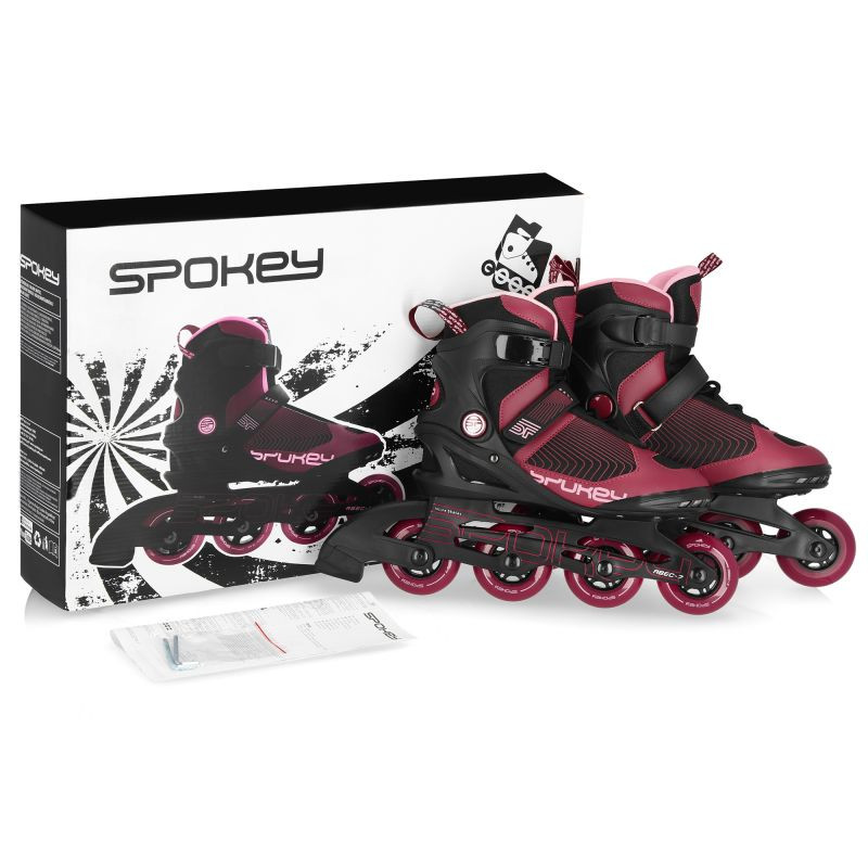 Łyżworolki spokey revo 38 bk/pk