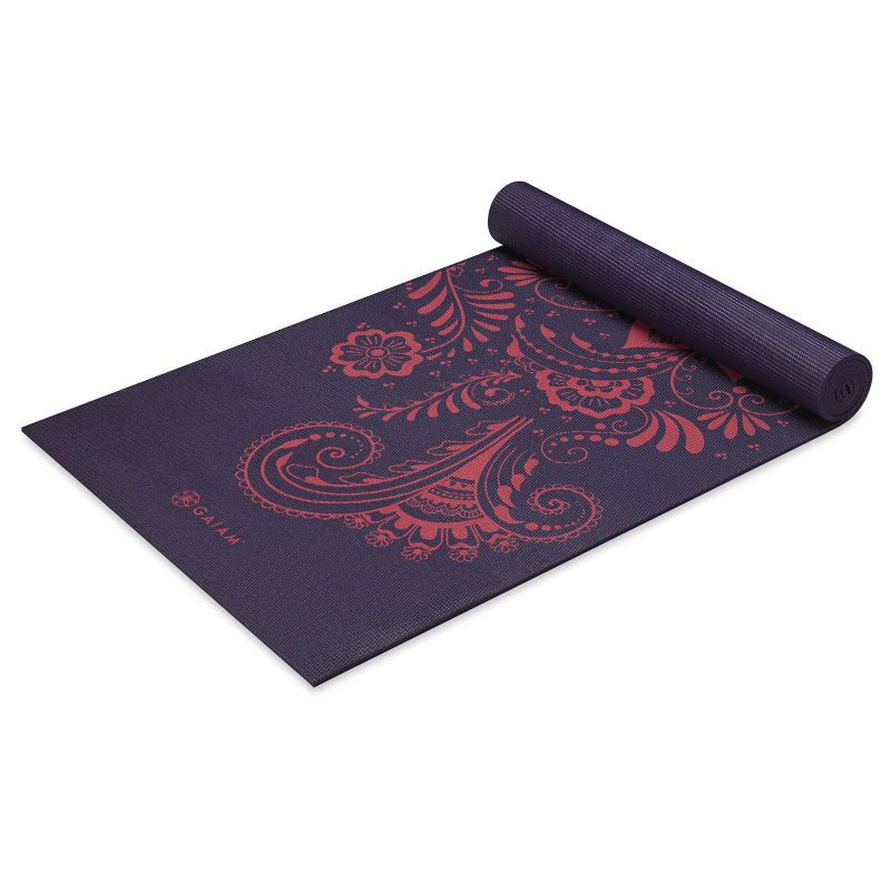 Mata do jogi gaiam premium auabergine swirl 6mm 62892