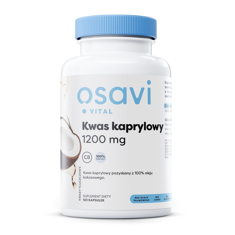 OSAVI Kwas kaprylowy 600 mg (120 kaps.)