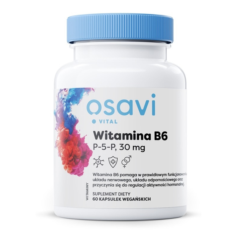 OSAVI Witamina B6 P-5-P 30 mg (60 kaps.)