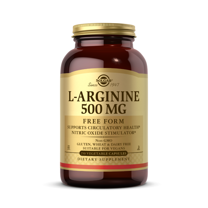 SOLGAR L-Arginine Free Form 500 mg (250 kaps.)