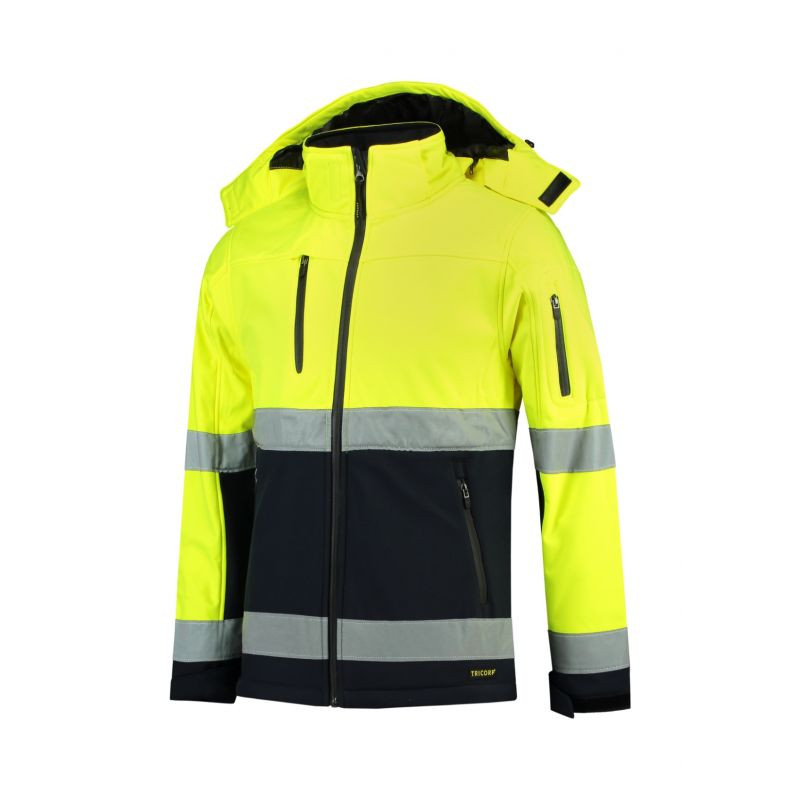 Kurtka rimeck bi-color en iso 20471 softshell m