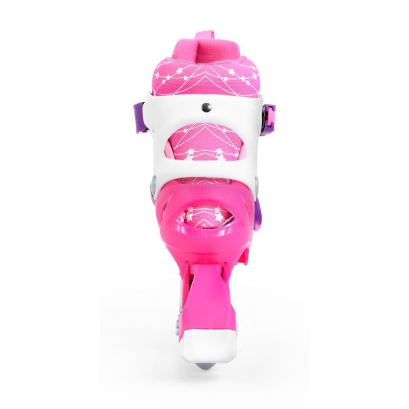 Zestaw smj sport combo pink led: 2w1 wrotko-rolki