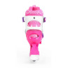 Zestaw smj sport combo pink led: 2w1 wrotko-rolki