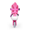 Zestaw smj sport combo pink led: 2w1 wrotko-rolki