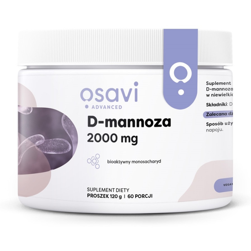 OSAVI D-mannoza 2000 mg (120 g)