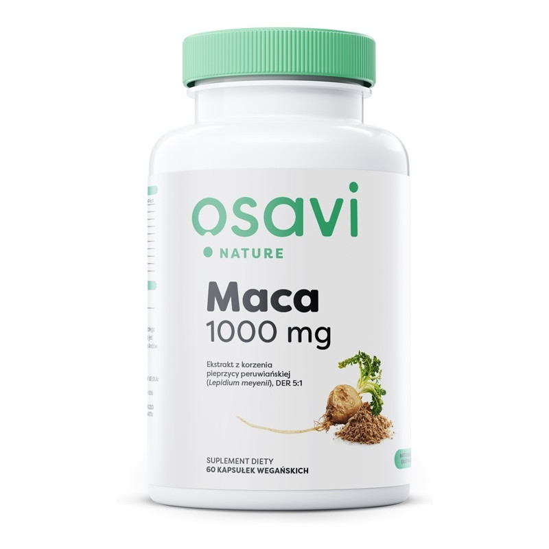 OSAVI Korzeń Maca - ekstrakt 5:1 500 mg (60 kaps.)