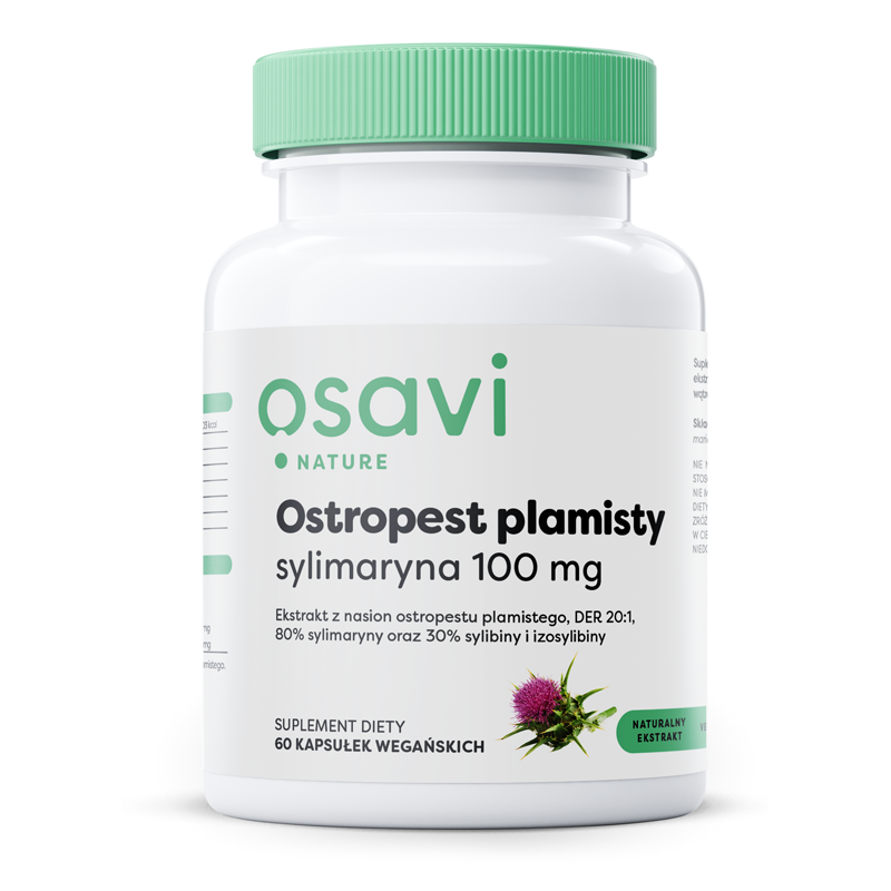 OSAVI Ostropest plamisty, sylimaryna 100 mg (60 kaps.)