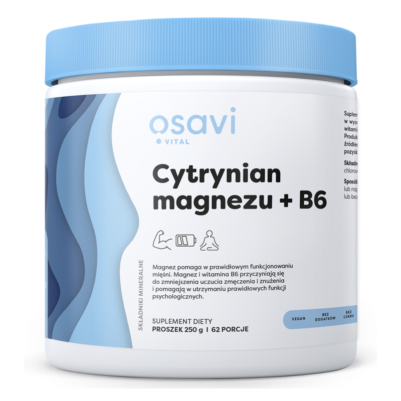 OSAVI Cytrynian magnezu + B6 (250 g)