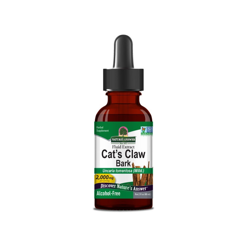 NATURE'S ANSWER Cat's Claw Bark - Ekstrakt z kory kociego pazura (60 ml)