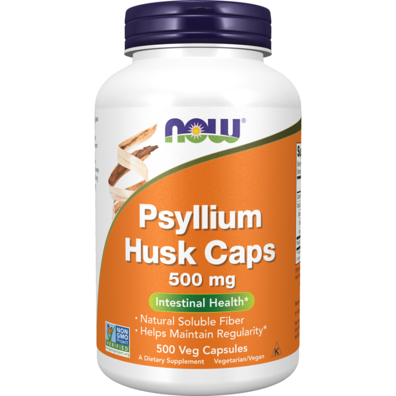 NOW FOODS Psyllium Husk Caps - Babka Płesznik 500 mg (500 kaps.)