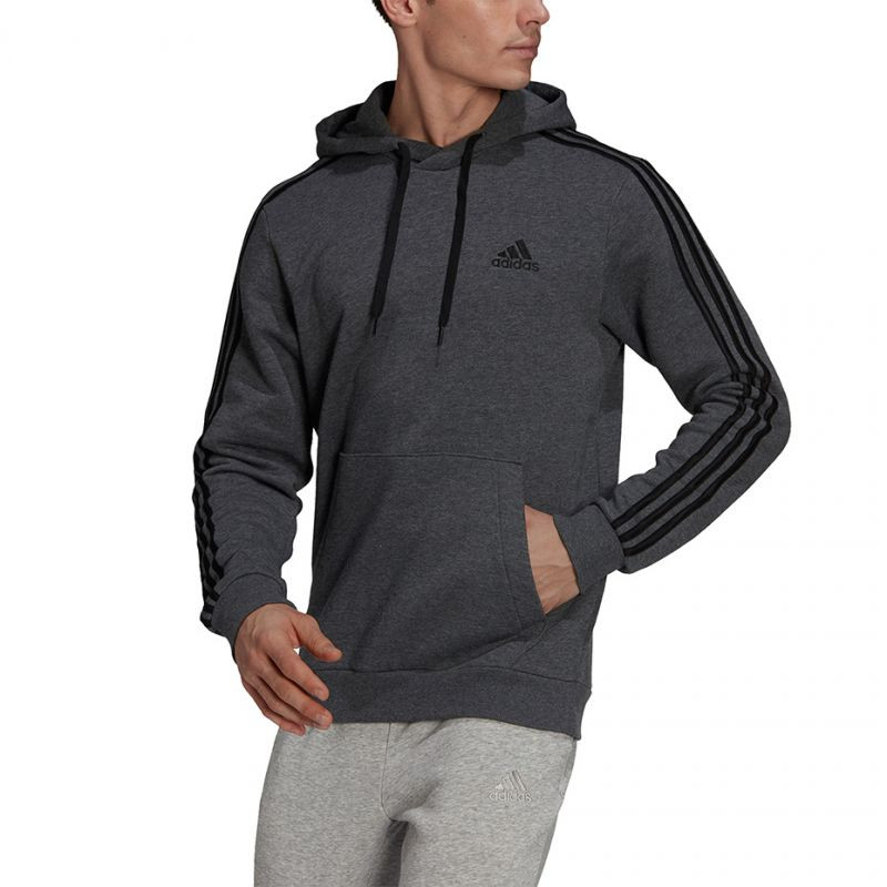 Bluza adidas essentials fleece 3-stripes hoodie m gk9082