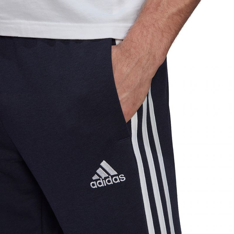 Spodnie adidas essentials tapered elastic cuff 3 stripes pant m