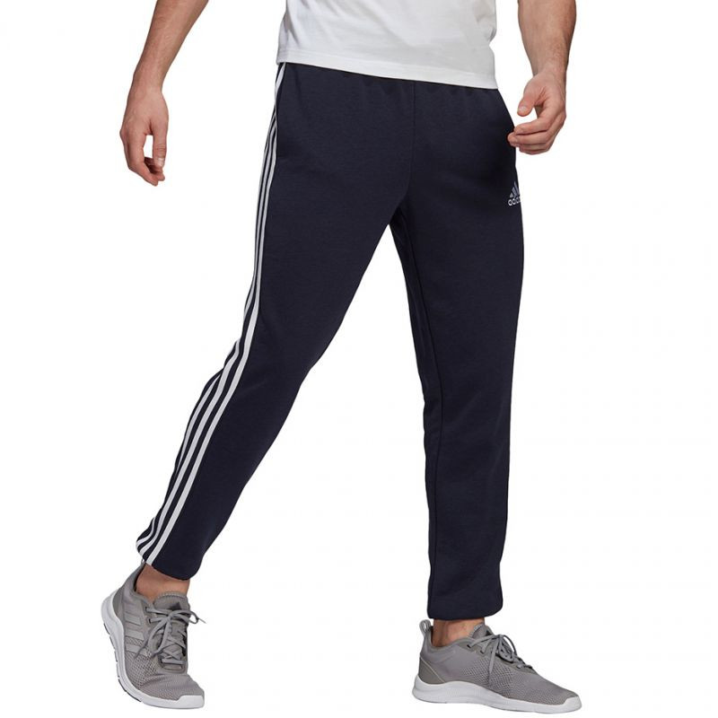 Spodnie adidas essentials tapered elastic cuff 3 stripes pant m