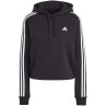 Bluza adidas essentials 3-stripes french terry crop hoodie w