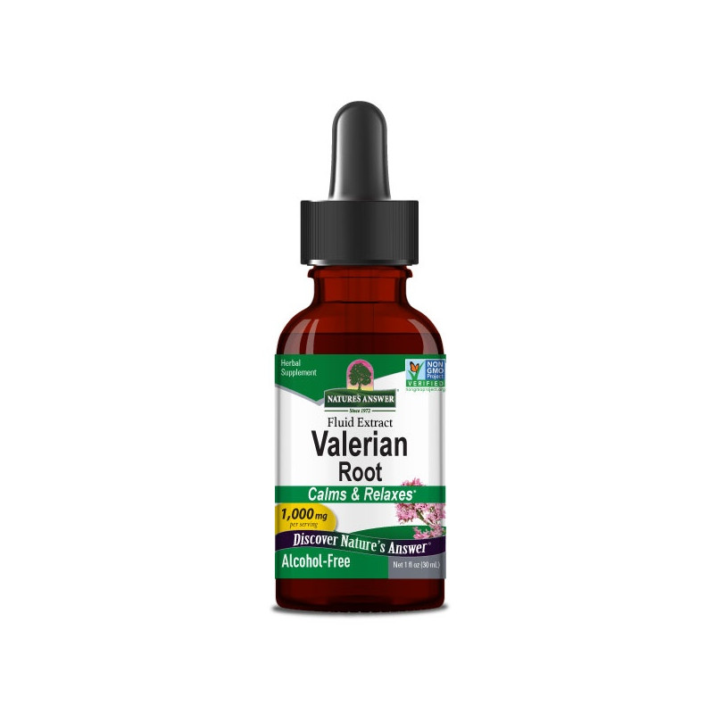 NATURE'S ANSWER Valerian Root Kozłek Lekarski (30 ml)