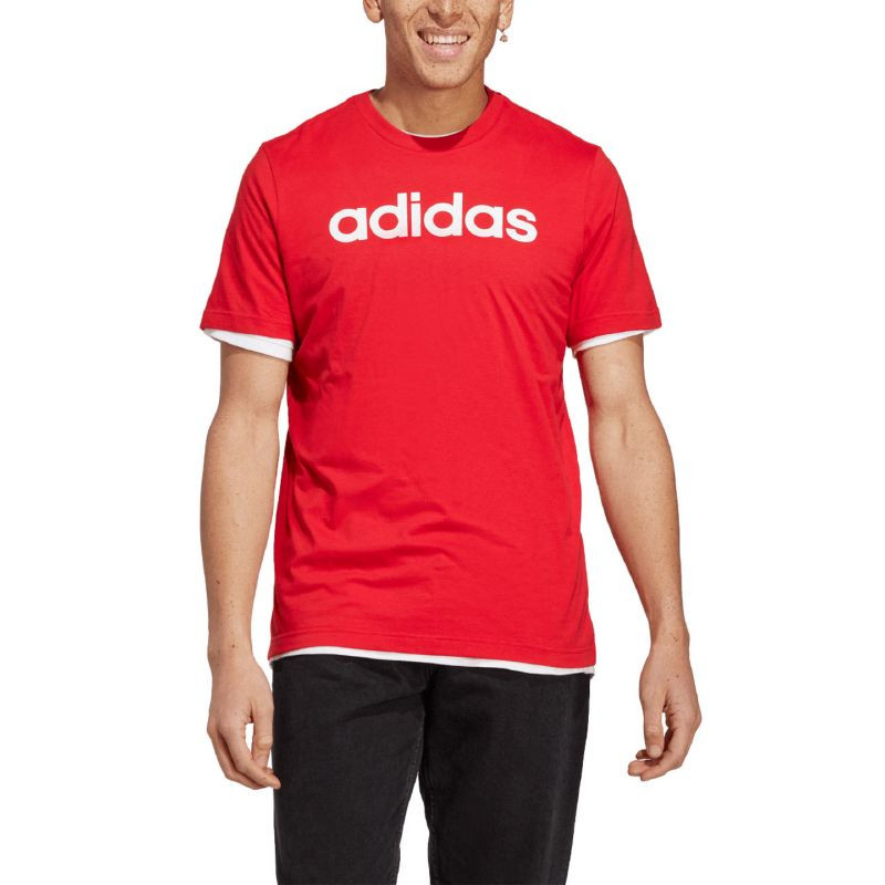 Koszulka adidas essentials single jersey linear embroidered logo m