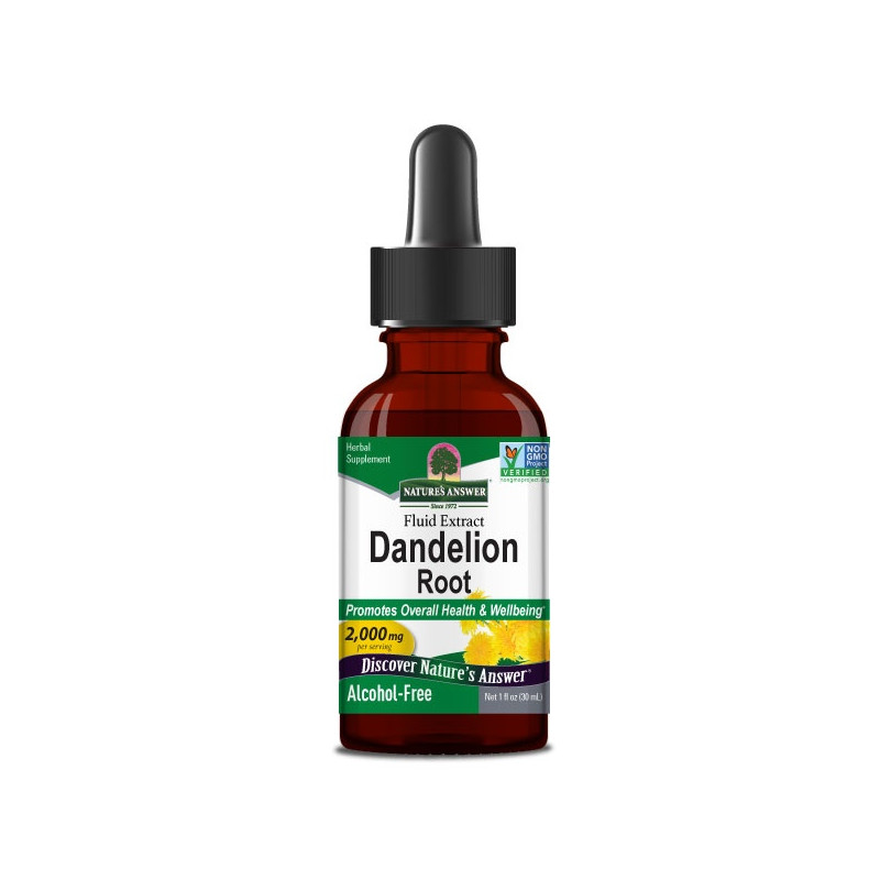 NATURE'S ANSWER Dandelion Root - Ekstrakt z korzenia mniszka lekarskiego (30 ml)