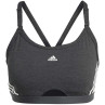 Stanik sportowy adidas aeroreact training light-support 3-stripes bra w