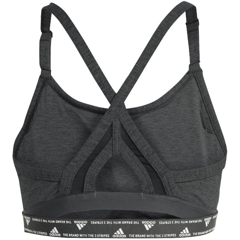 Stanik sportowy adidas aeroreact training light-support 3-stripes bra w