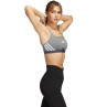 Stanik sportowy adidas aeroreact training light-support 3-stripes bra w