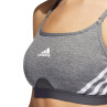 Stanik sportowy adidas aeroreact training light-support 3-stripes bra w