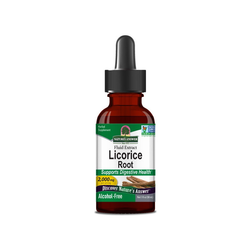 NATURE'S ANSWER Licorice Root - Korzeń Lukrecji (30 ml)