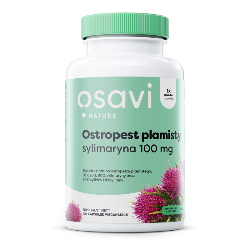 OSAVI Ostropest plamisty, sylimaryna 100 mg (120 kaps.)