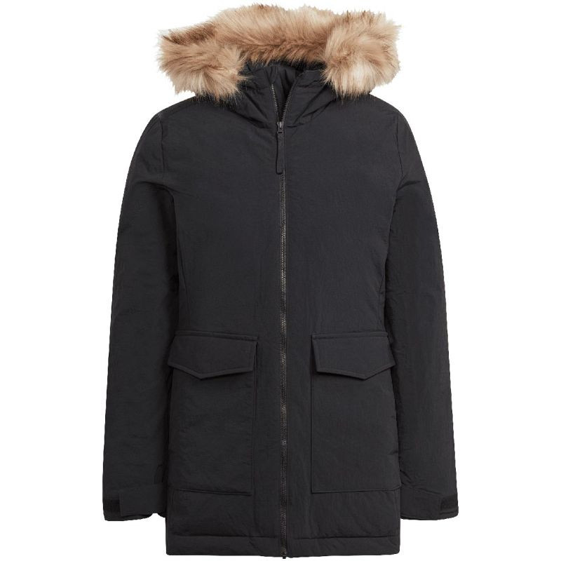 Kurtka adidas parka hooded fur w